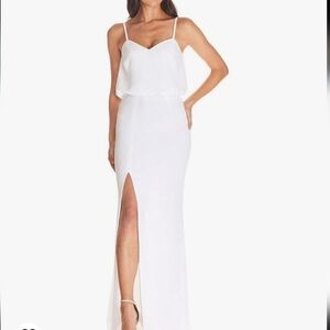 Dress The Population Gracelyn Blouson Jersey Gown
